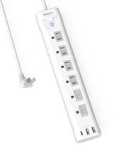 Adaptador Power Strip WRXDMC de 2 pinos a 3 pinos 1680J 1625W
