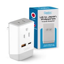Adaptador Power Travel Plug Ceptics Japan, Filipinas, tipo A Adaptador Power Travel Plug Ceptics Japan, Filipinas, tipo A
