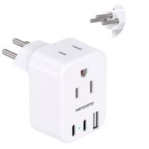 Adaptador Power Travel Plug HANYCONY Type J Suíça Adaptador Power Travel Plug HANYCONY Type J Suíça