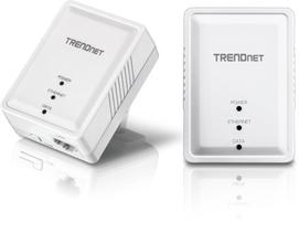 Adaptador Powerline TRENDnet TPL-406E2K 500 AV Nano x2 Branco