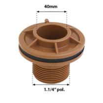 Adaptador Pvc Soldável Para Caixa Dágua 40mm X 1.0,25 Krona Adaptador Pvc Soldável Para Caixa Dágua 40mm X 1.0,25 Krona