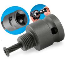 Adaptador Quadrado 1/2 Faz Chave De Impacto Em Parafusadeira UNF 1/2" 20FPP ( 1/2" 13MM) Adaptador Quadrado 1/2 Faz Chave De Impacto Em Parafusadeira UNF 1/2" 20FPP ( 1/2" 13MM)