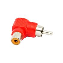 Adaptador RCA 90 Graus - Vermelho