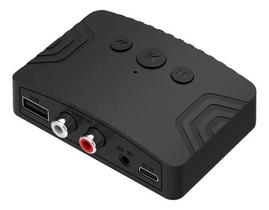 adaptador receptor audio bluetooth 5.3 u-disk 3.5mm rca usb