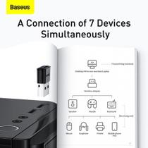 Adaptador Receptor Bluetooth 5.0 Baseus Para 7 Dispositivos