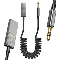 Adaptador Receptor Bluetooth 5.3 Usb P2 AUX Musica Som Carro