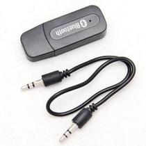 Adaptador Receptor De Música Via Bluetooth Áudio Stereo P2 Cabo Preto