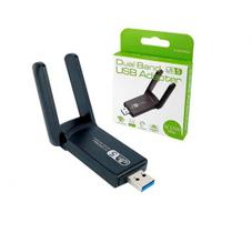 Adaptador Receptor De Rede Wi-fi 1300 Mbps 2 E 5g 10x rapido