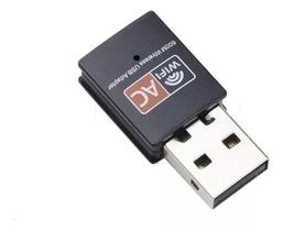 Adaptador Receptor Wi-fi Usb 5ghz Dual Band WX-18 Preto Adaptador Receptor Wi-fi Usb 5ghz Dual Band WX-18 Preto