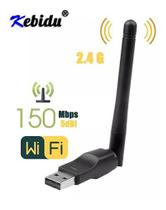 Adaptador Receptor Wireless Antena Wifi Usb 150mbps
