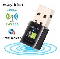 Adaptador Receptor Wireless Usb Wi-fi 5ghz Dual Band