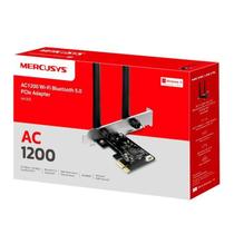Adaptador Rede Mercusys Ma30e Wifi Bluetooth 5 AC1200 Pci-E Adaptador Rede Mercusys Ma30e Wifi Bluetooth 5 AC1200 Pci-E