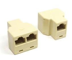 Adaptador Rede Rj45 1 Fêmea Para 2 Fêmeas