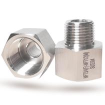 Adaptador redutor 304 de aço inoxidável 1/2 NPT fêmea para 3/4 NPT macho