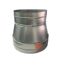 Adaptador Redutor de Dutos 400mm Para 200mm Chapa Galvanizada Adaptador Redutor de Dutos 400mm Para 200mm Chapa Galvanizada