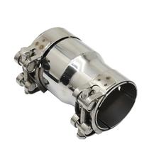 Adaptador Redutor Universal De Tubo Reto Em Aço Inoxidável Para Escape De Moto E Carro Com Abertura Adaptador Redutor Universal De Tubo Reto Em Aço Inoxidável Para Escape De Moto E Carro Com Abertura