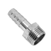 Adaptador Reto Gás 1/2''x3/8'' BSP/TM Liga Cobre Niquelado - Blukit