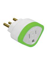 Adaptador Reverso Daneva Dn1629 2P+T 10A 250 Volts Cores...