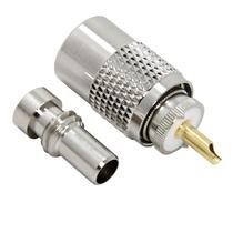 Adaptador RF PL-259 UHF, conector de solda macho, pacote com 20