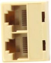 adaptador RJ 45 ethernet 1 x 2