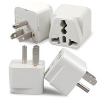 Adaptador Romeda 4 Unidades Europa para Tomada dos EUA Branco