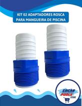 ADAPTADOR ROSCA Conector de Mangueira de Piscina - KIT 02 PÇS - Conexão Segura e Prática ADAPTADOR ROSCA Conector de Mangueira de Piscina - KIT 02 PÇS - Conexão Segura e Prática