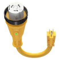 Adaptador RV Kohree 50A Macho para 15A Fêmea 110V - Com LED