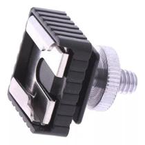 Adaptador Sapata Flash + Adaptador Duplo Rosca 1/4 Ajustável YA 5003