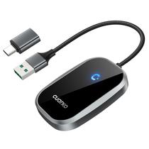 Adaptador sem fio Android Auto cuarko atualizado 2024 preto