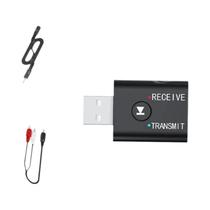 Adaptador Sem Fio Bluetooth 5.5 Receptor Transmissor De Áudio 3.5mm AUX USB Estéreo Com Microfone Adaptador Sem Fio Bluetooth 5.5 Receptor Transmissor De Áudio 3.5mm AUX USB Estéreo Com Microfone