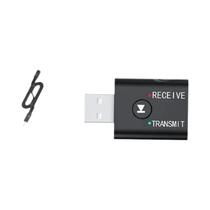 Adaptador Sem Fio Bluetooth 5.5 Receptor Transmissor De Áudio 3.5mm AUX USB Estéreo Com Microfone Adaptador Sem Fio Bluetooth 5.5 Receptor Transmissor De Áudio 3.5mm AUX USB Estéreo Com Microfone