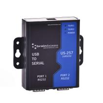 Adaptador Serial Brainboxes US-257 2x DB9 Macho Adaptador Serial Brainboxes US-257 2x DB9 Macho