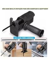 Adaptador Serra Sabre Tico-Tico Parafusadeira Furadeira Adaptador Serra Sabre Tico-Tico Parafusadeira Furadeira