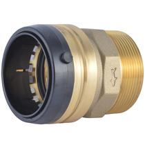 Adaptador SharkBite U120LFA4 1/2" MNPT em latão, pacote com 4