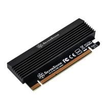 Adaptador SilverStone ECM23 M.2 M Key PCIe NVMe com Dissipador de Calor Adaptador SilverStone ECM23 M.2 M Key PCIe NVMe com Dissipador de Calor