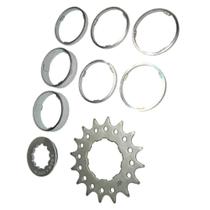 Adaptador Single Speed Dirt Jump 16 Dentes para Cubo Cassete 1Vx16D Adaptador Single Speed Dirt Jump 16 Dentes para Cubo Cassete 1Vx16D