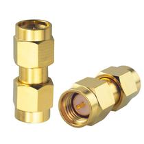 Adaptador SMA Macho para SMA Macho Banhado a Ouro - Pacote com 2 Unidades
