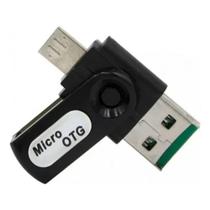 Adaptador Smartphone OTG 2 em 1 YHL-18 com entrada v8