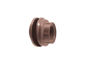 Adaptador Soldavel C/Flange Viqua Marrom 50Mm C/ 2 Pçs