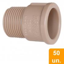 Adaptador Soldável Plastilit Curto 20mm x 1/2 Embalagem com 50 Unidades Adaptador Soldável Plastilit Curto 20mm x 1/2 Embalagem com 50 Unidades