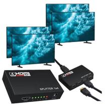 Adaptador Splitter Hdmi 1 Entrada 4 Saídas Full Hd 1080p 1x4 - XT-2047 Adaptador Splitter Hdmi 1 Entrada 4 Saídas Full Hd 1080p 1x4 - XT-2047