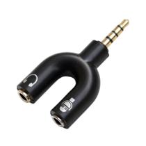 Adaptador Splitter Headset Fone Microfone P2 X P3 Áudio - Chinamate