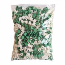 Adaptador Suporte Clip Para Hashi 500un Cores Verde E Branco