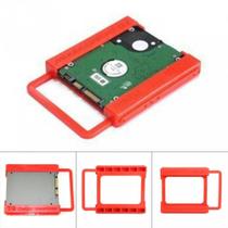 Adaptador Suporte Hdd Ssd 2.5 Pra 3.5 VERMELHO Sata GAMER PC - TQ DESIGN