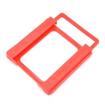 Adaptador Suporte Ssd Hd 2.5 Para Baia 3.5 Plástico Vermelho Adaptador Suporte Ssd Hd 2.5 Para Baia 3.5 Plástico Vermelho