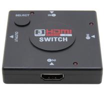 Adaptador Switch 3x1 Divisor 3 Portas HDMI TV - Hxsj