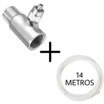 Adaptador T Conexão Filtro Purificador de Água com Mangueira 14 Metros