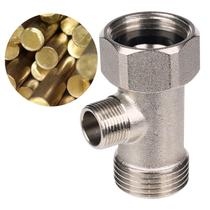 Adaptador T para bidê CHOMLEY em latão 7/8" x 7/8" x 3/8"