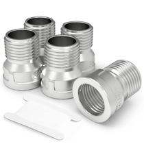 Adaptador TAISHER 304 de aço inoxidável 1/2 macho NPTx 3/4 fêmea NPT
