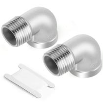 Adaptador TAISHER 304 de aço inoxidável 90 graus 1/2 NPT Adaptador TAISHER 304 de aço inoxidável 90 graus 1/2 NPT